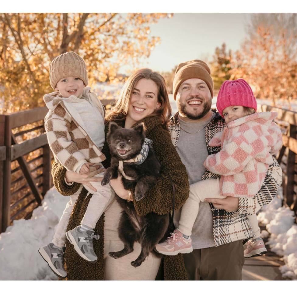 Brad Coley with his family — Red Hawk Roofing is family-owned and Colorado-based