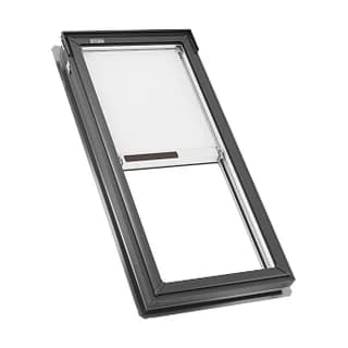 A VELUX fixed skylight unit with its pre-installed shade.