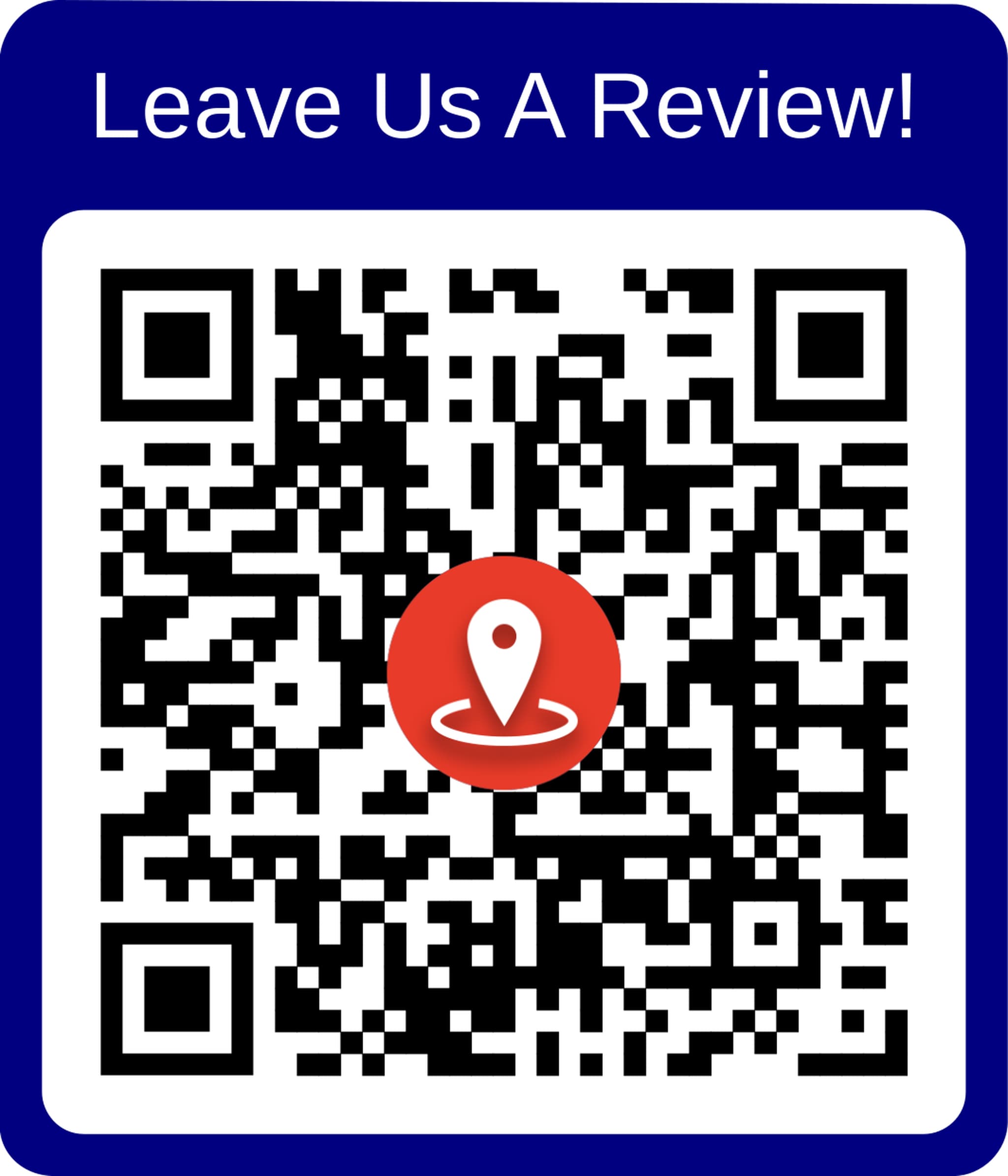 Google review QR code for Red Hawk Roofing Englewood office