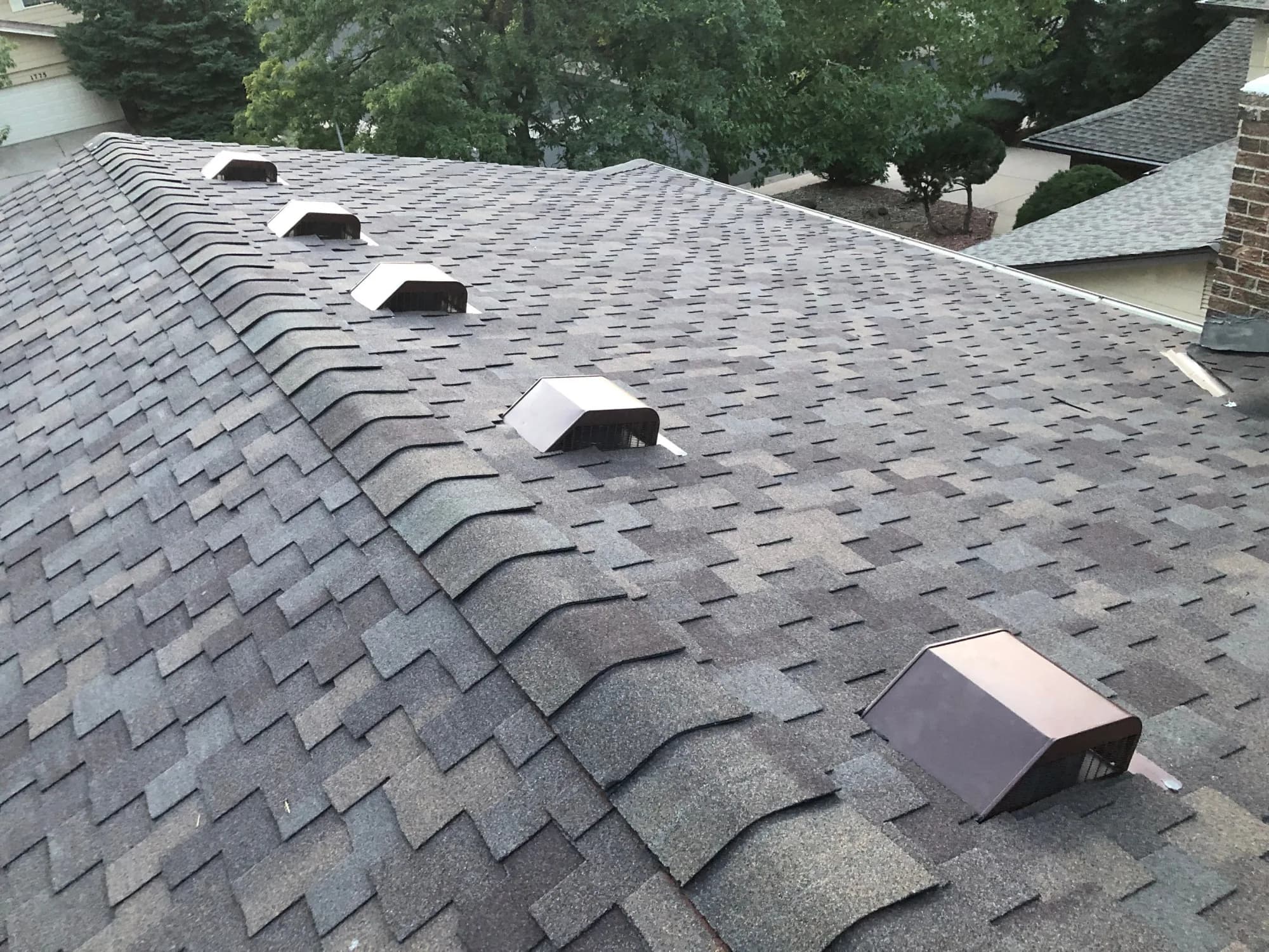 Presidential Shake Detail — Red Hawk Roofing project