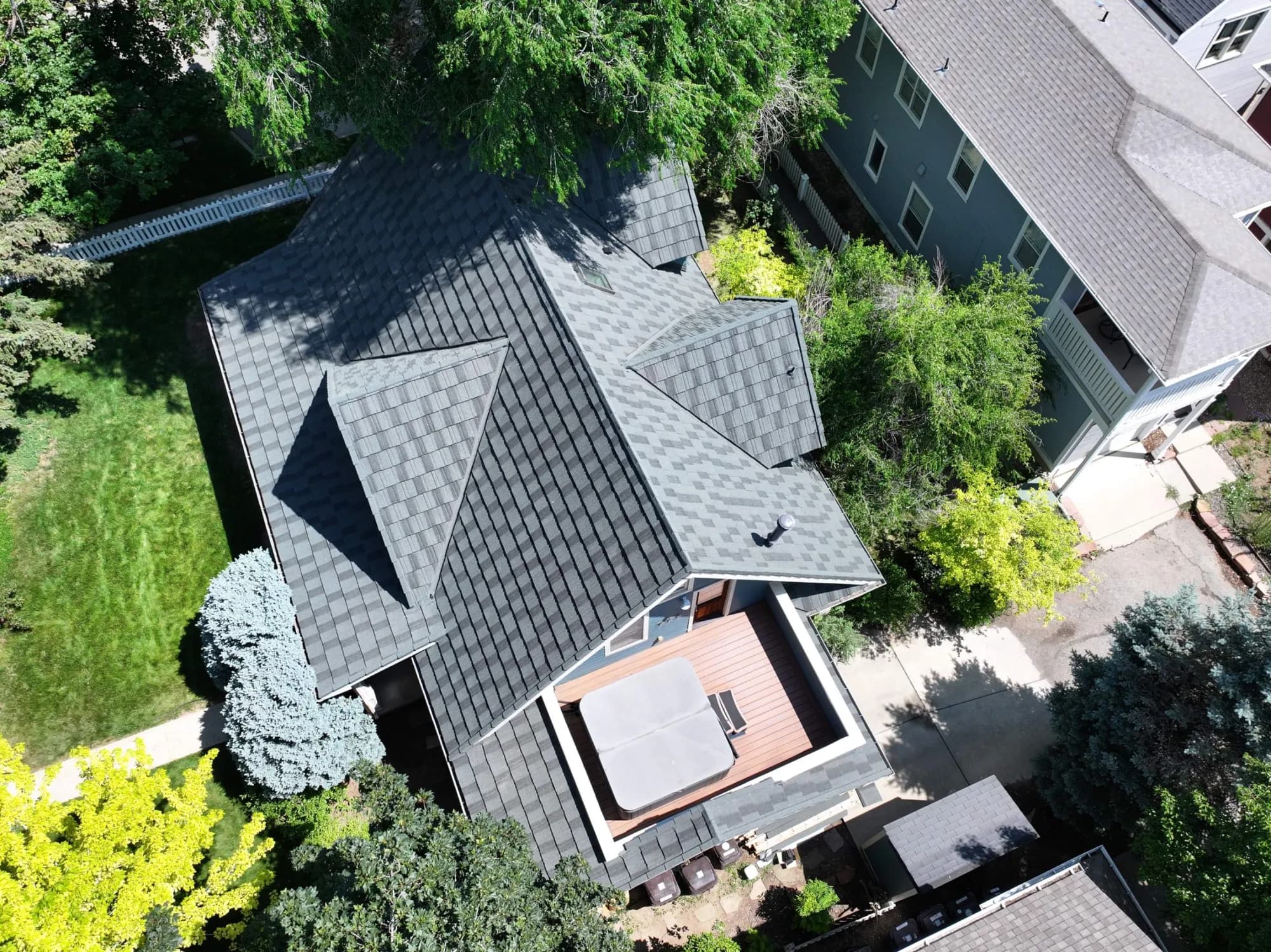 Boulder Custom Multi-Gable — Red Hawk Roofing project