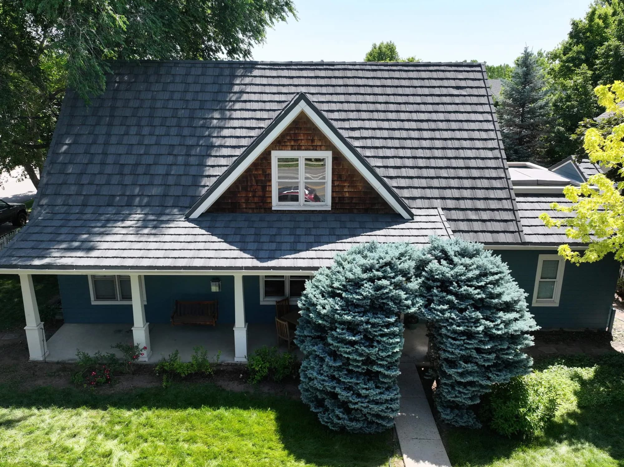 Boulder Craftsman Stone-Coated Steel — Red Hawk Roofing project