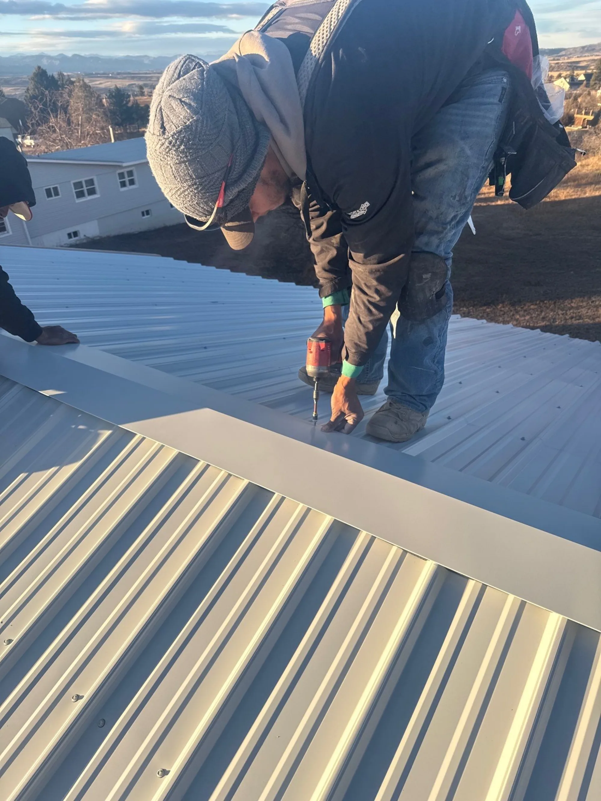 Castle Rock Metal Panel — Red Hawk Roofing project
