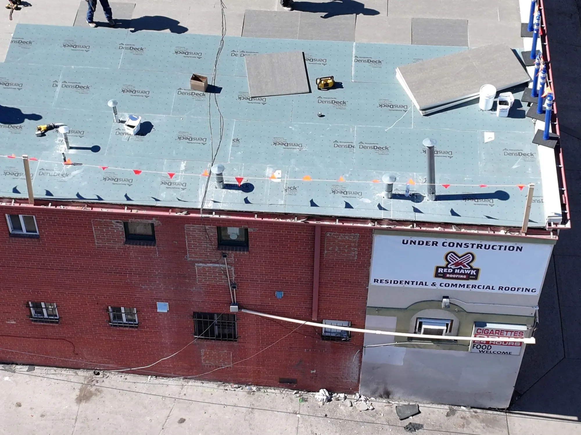 DensDeck Commercial — Red Hawk Roofing project