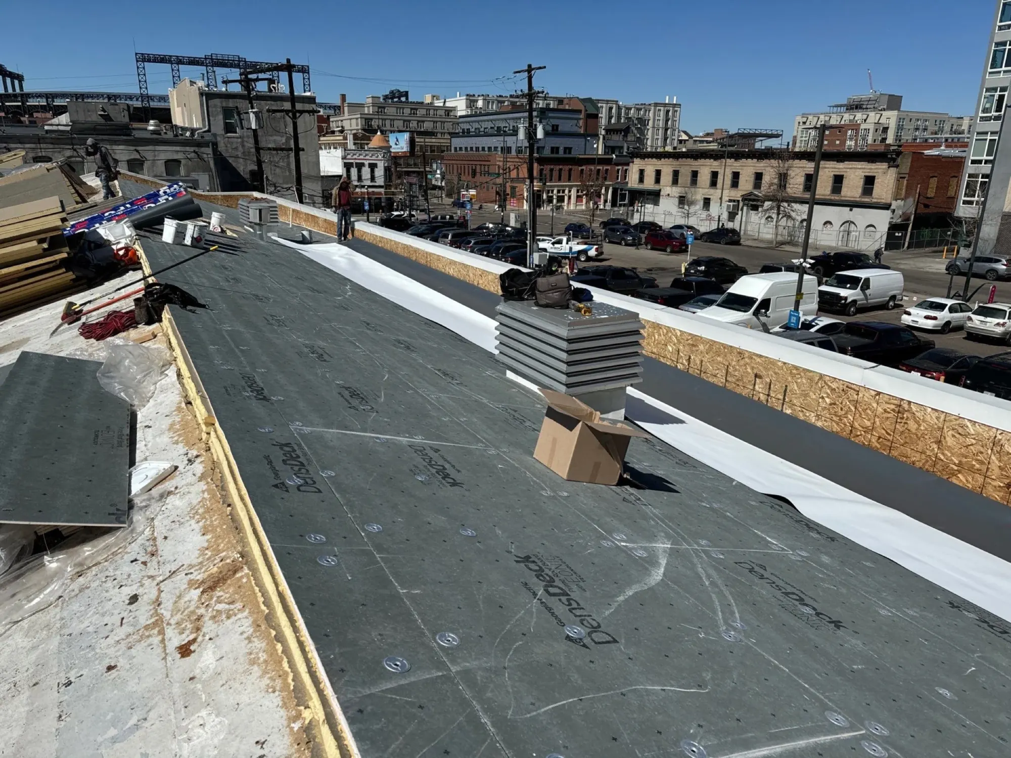 Historic District Commercial — Red Hawk Roofing project