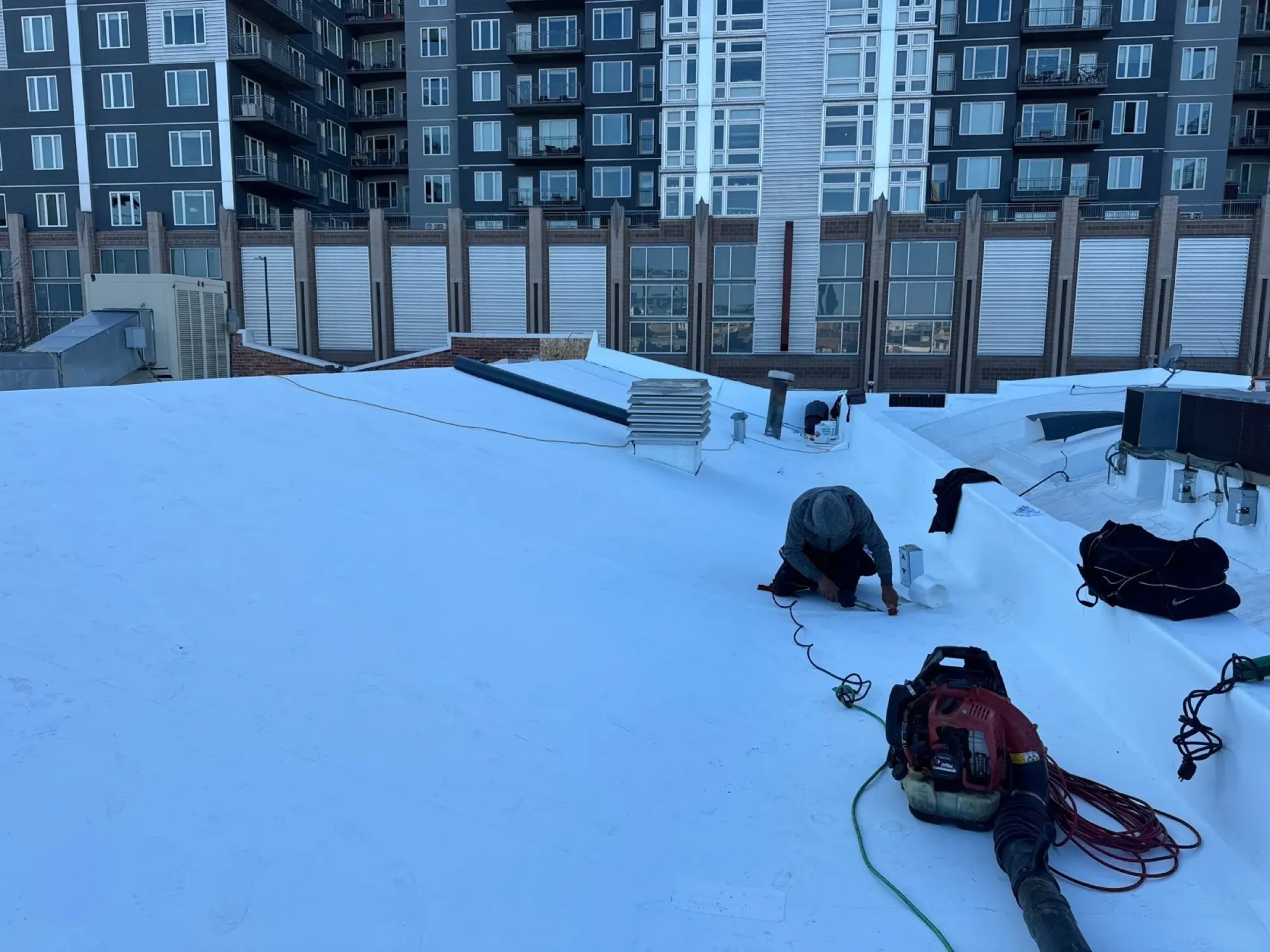 Denver Commercial TPO — Red Hawk Roofing project