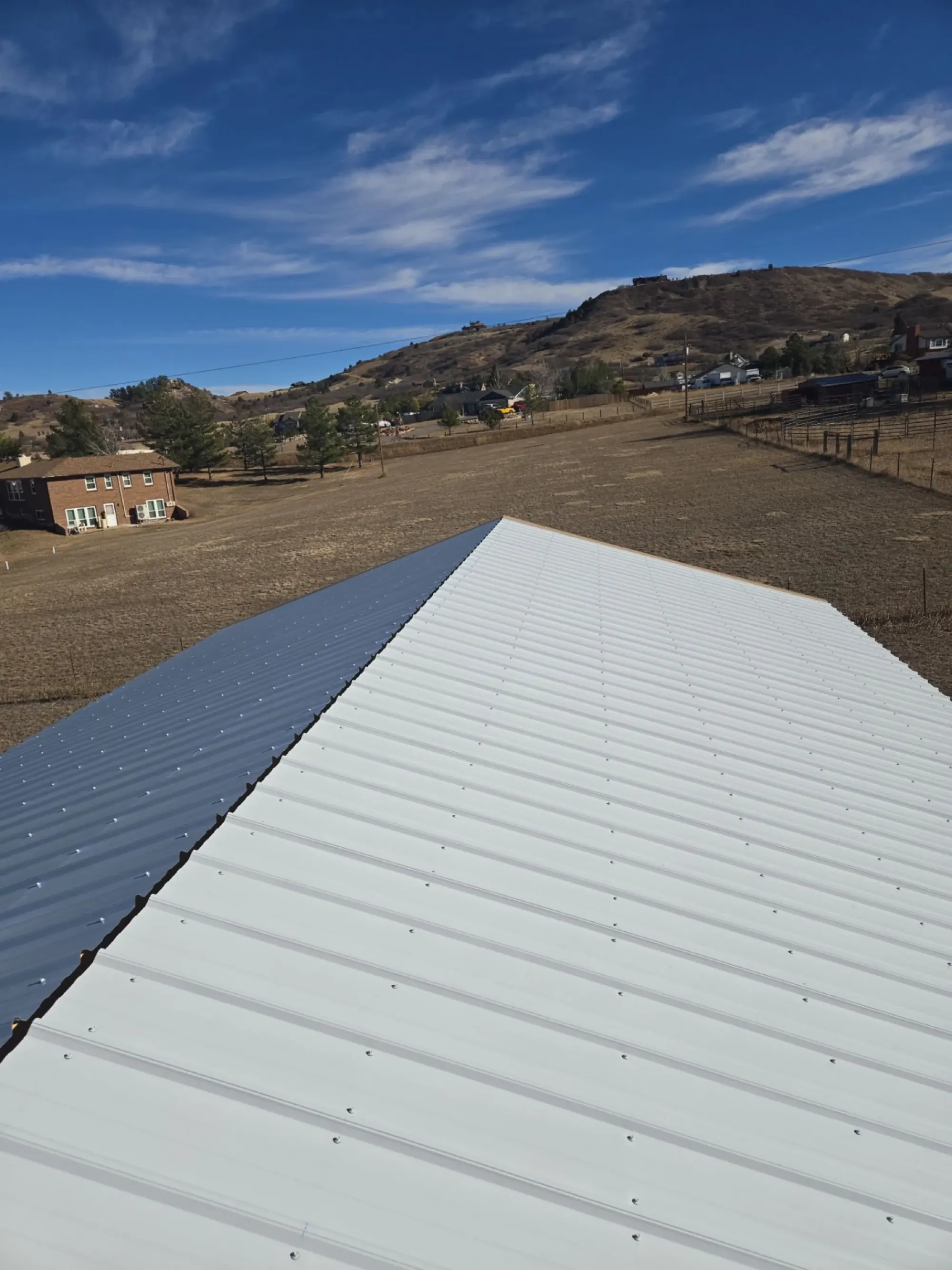 Foothills Metal Panel — Red Hawk Roofing project