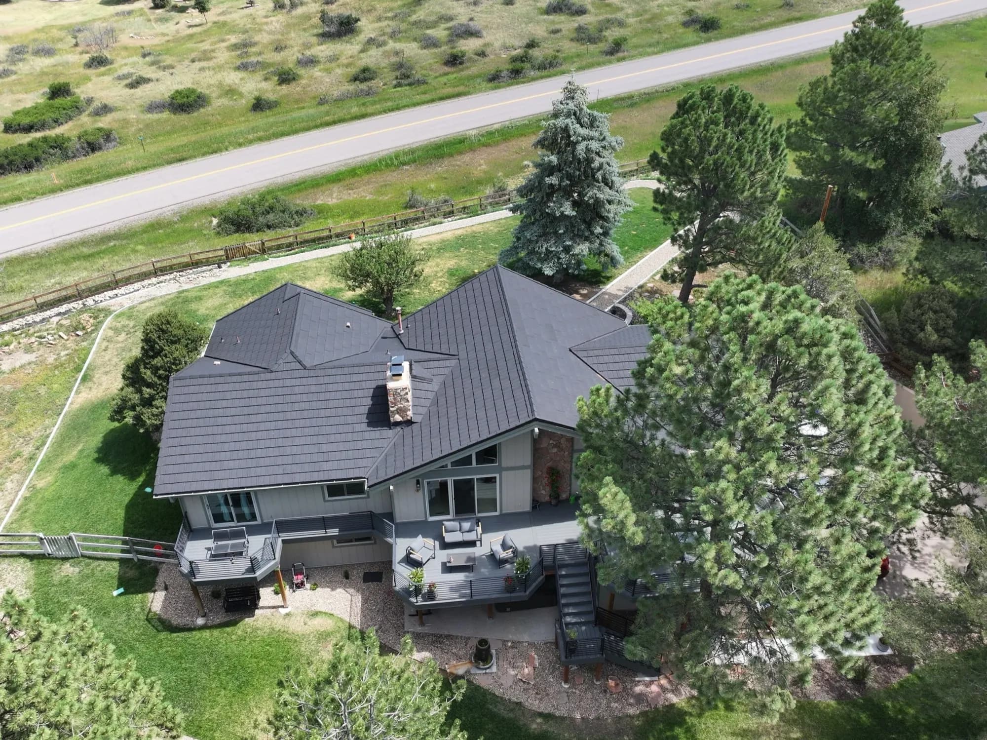 Foothills Custom Home — Red Hawk Roofing project