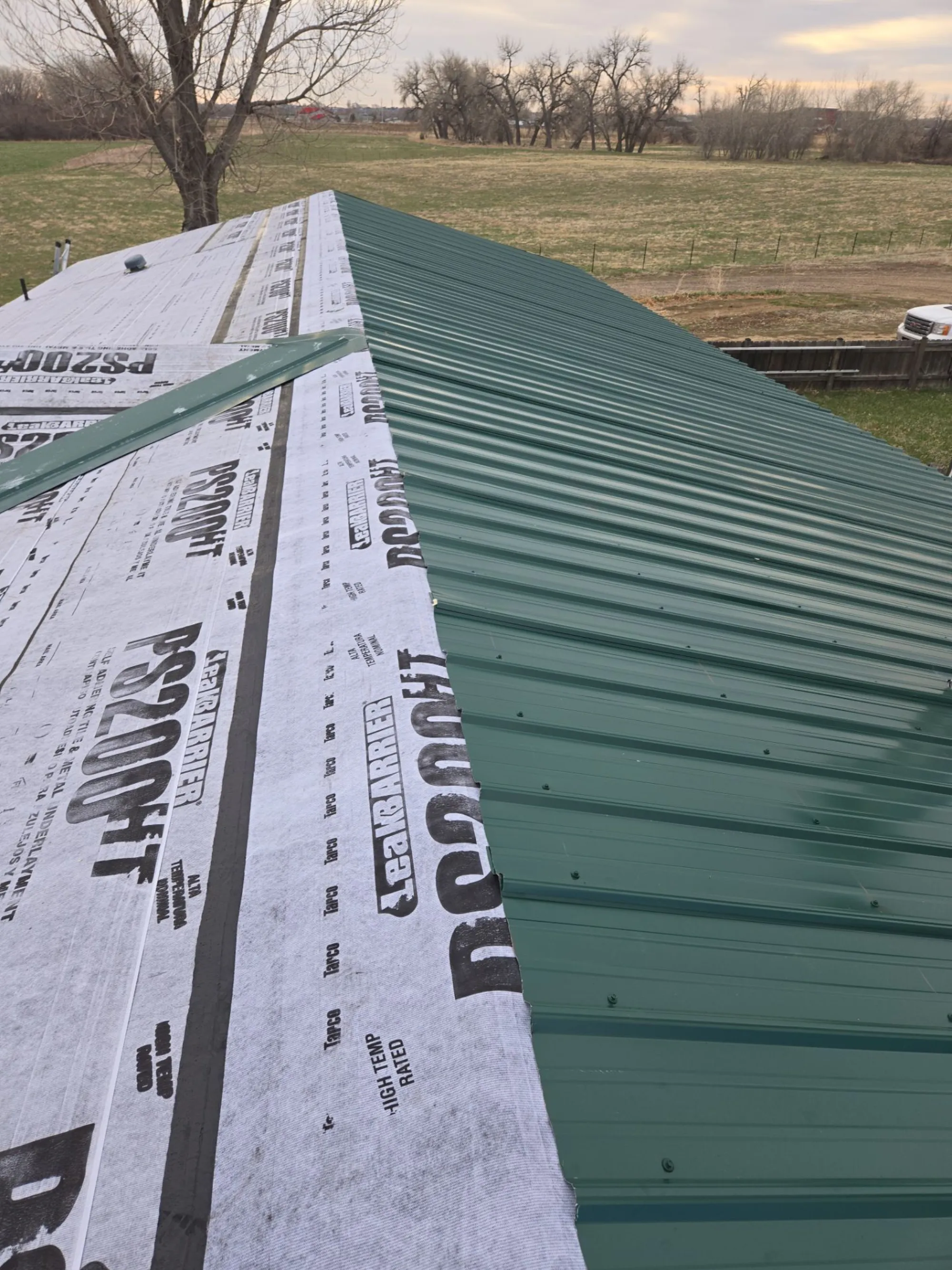 Longmont Metal Roof Install — Red Hawk Roofing project