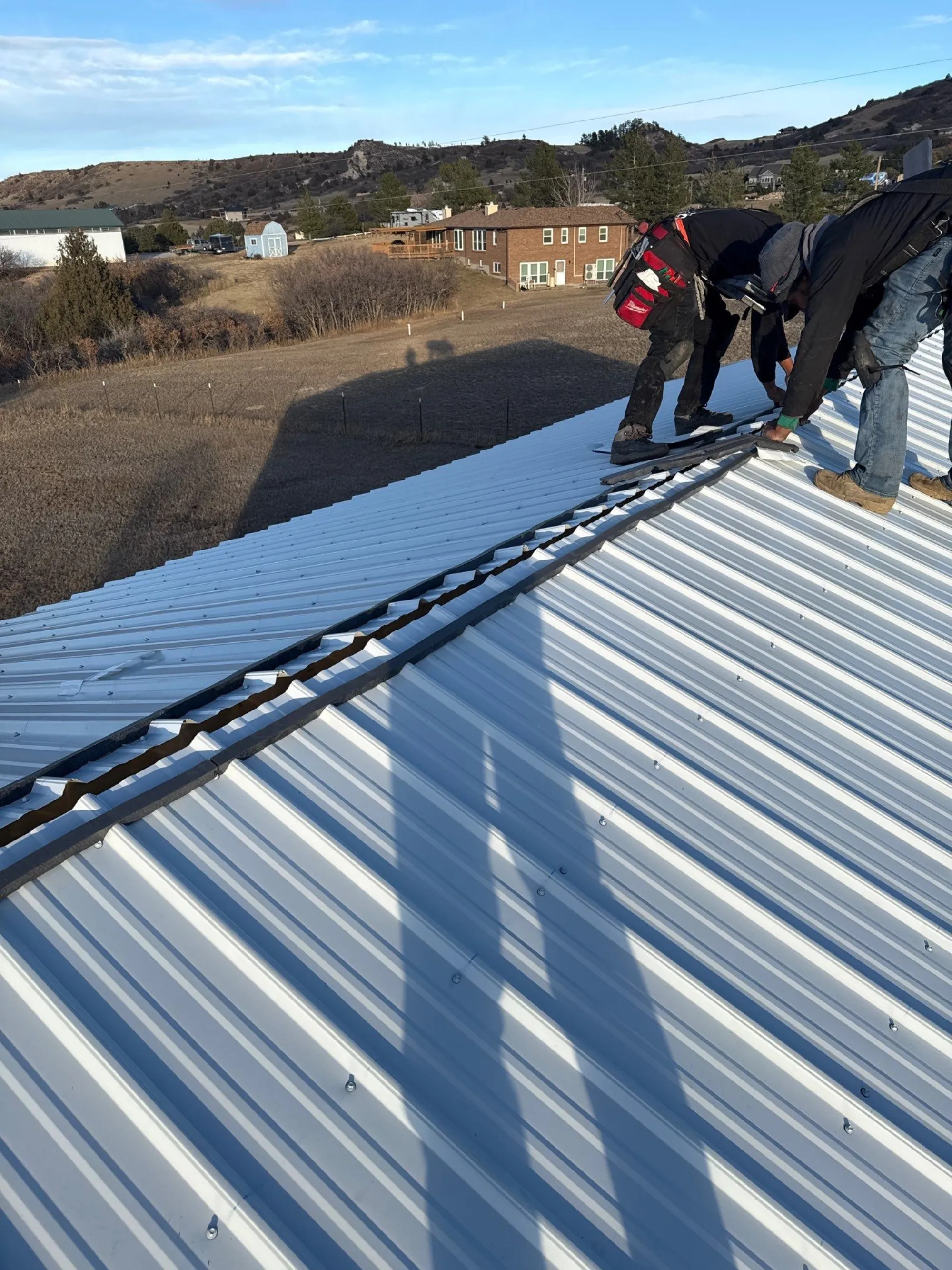 Ridge Cap Install — Red Hawk Roofing project