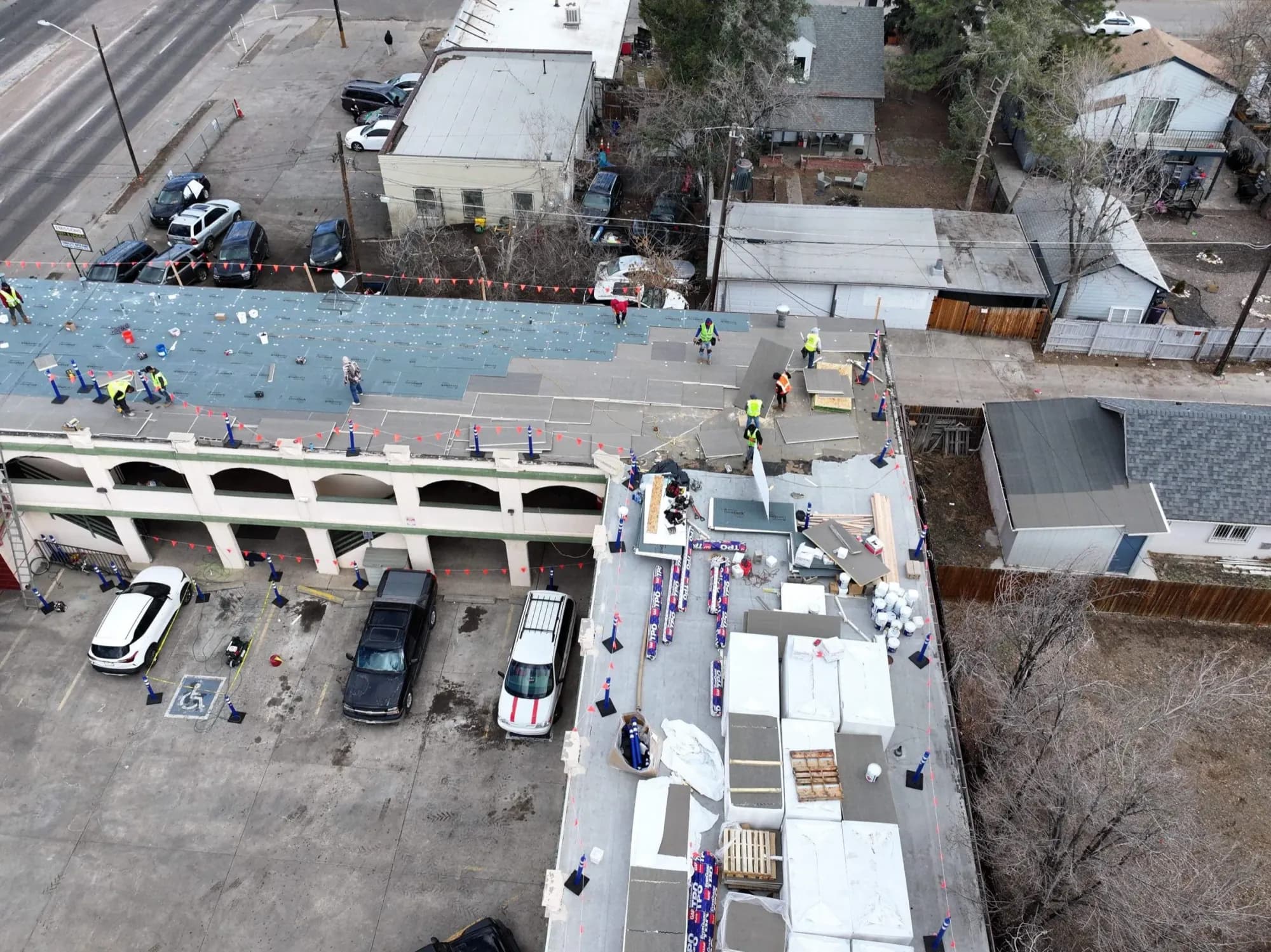 Orlando Apartments Setup — Red Hawk Roofing project