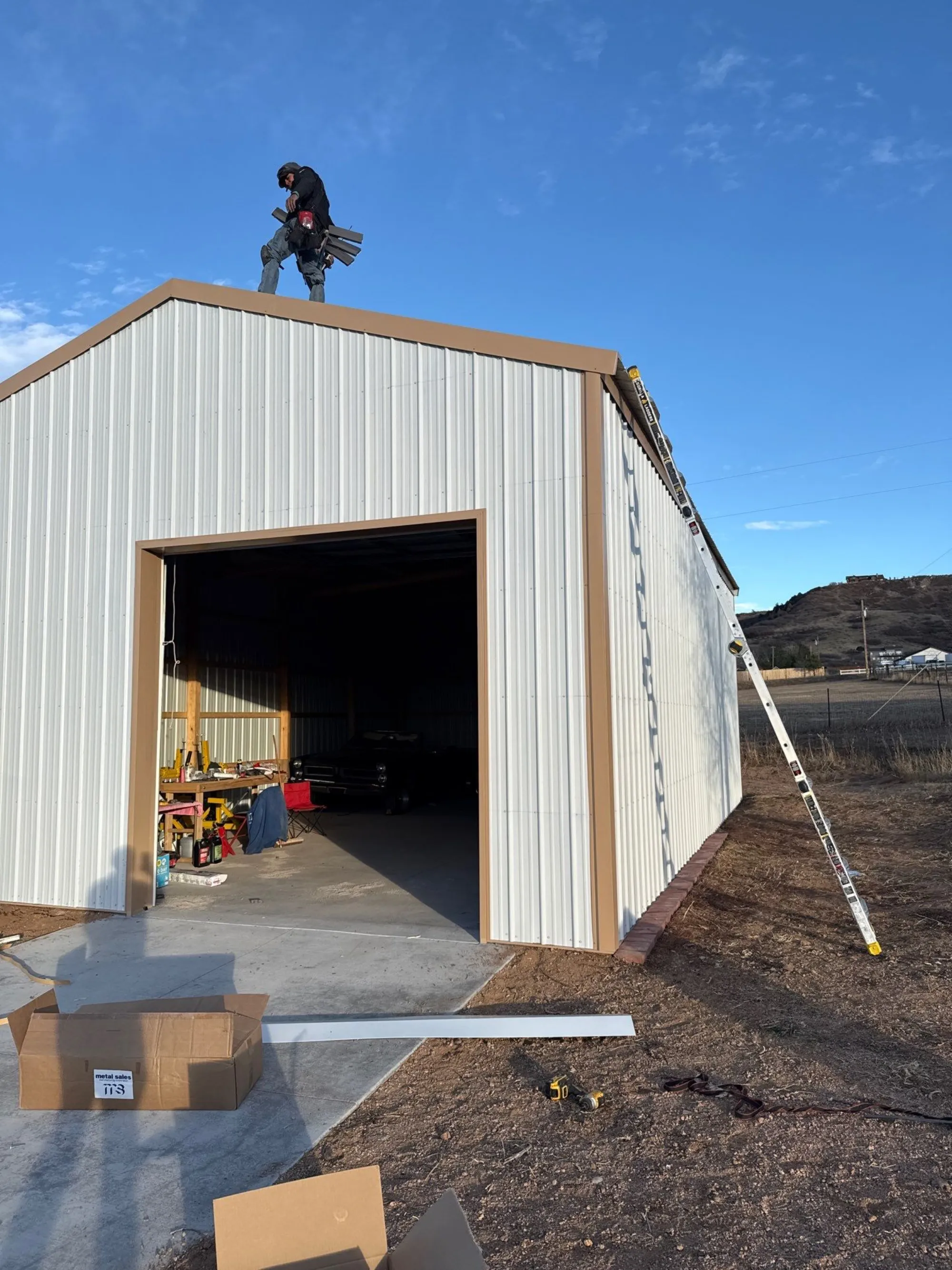 Gable Trim Install — Red Hawk Roofing project