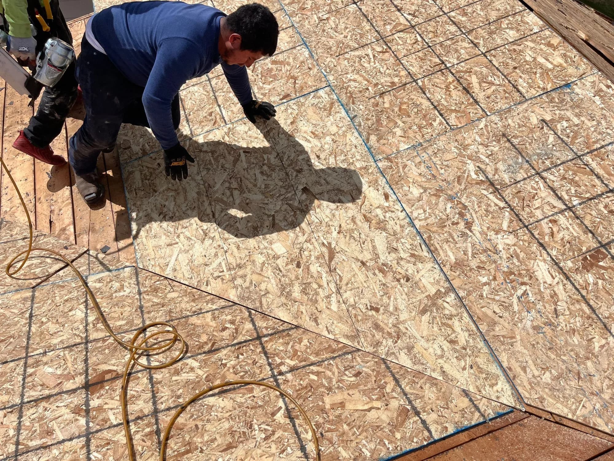 Full Roof Re-Decking — Red Hawk Roofing project