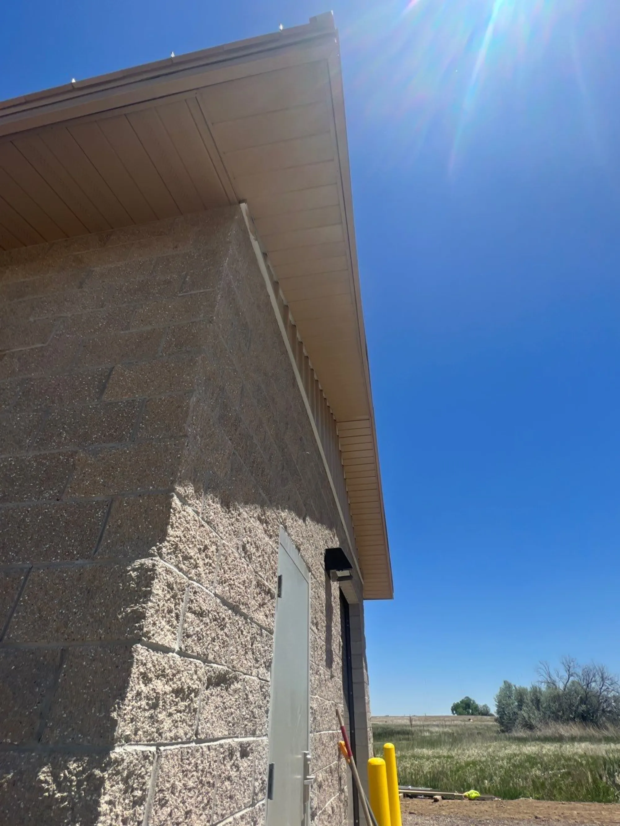 Vented Soffit Install — Red Hawk Roofing project